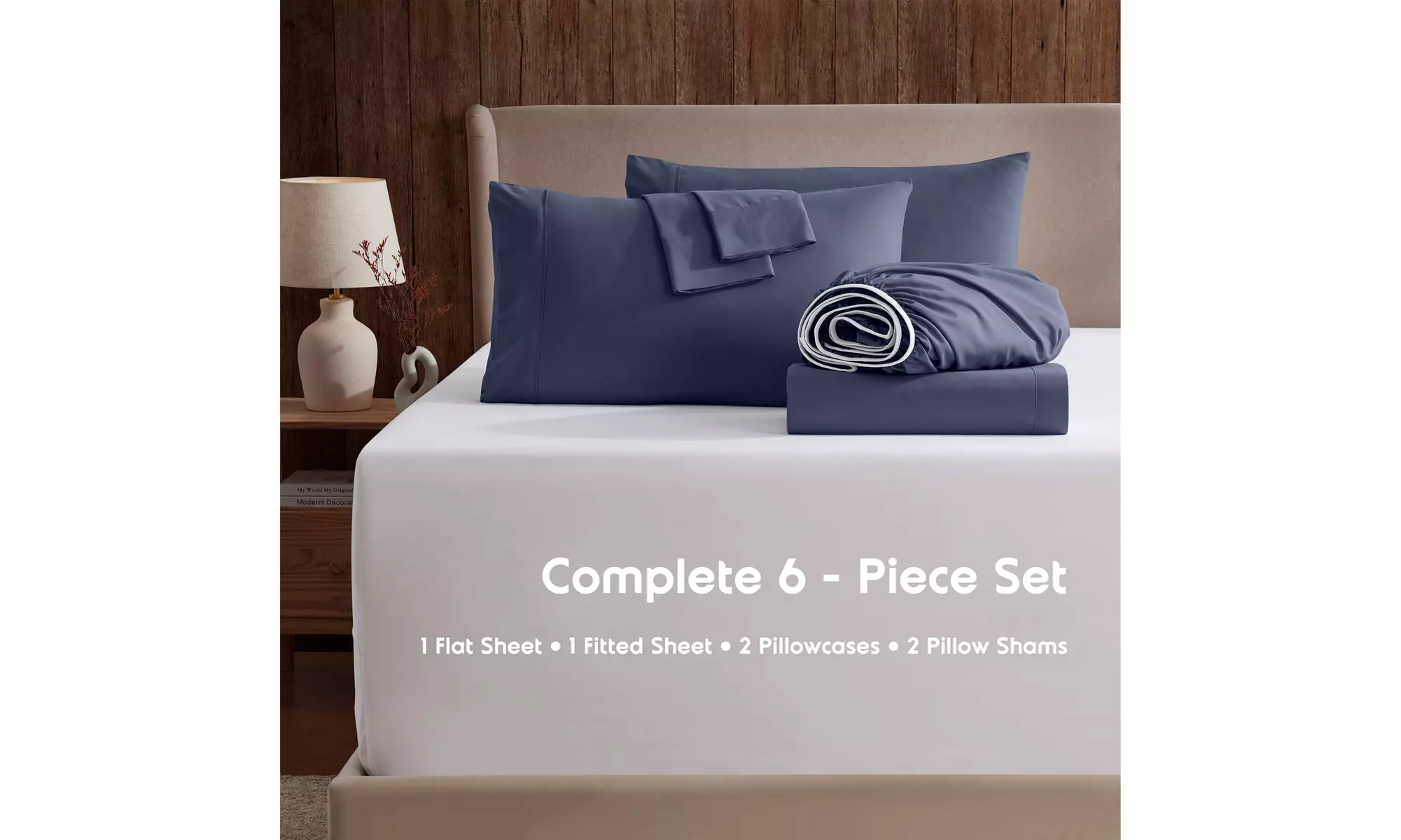 Nestl Split King Extra Soft Microfiber Deep Pocket Bed Sheet Set - 5 Piece