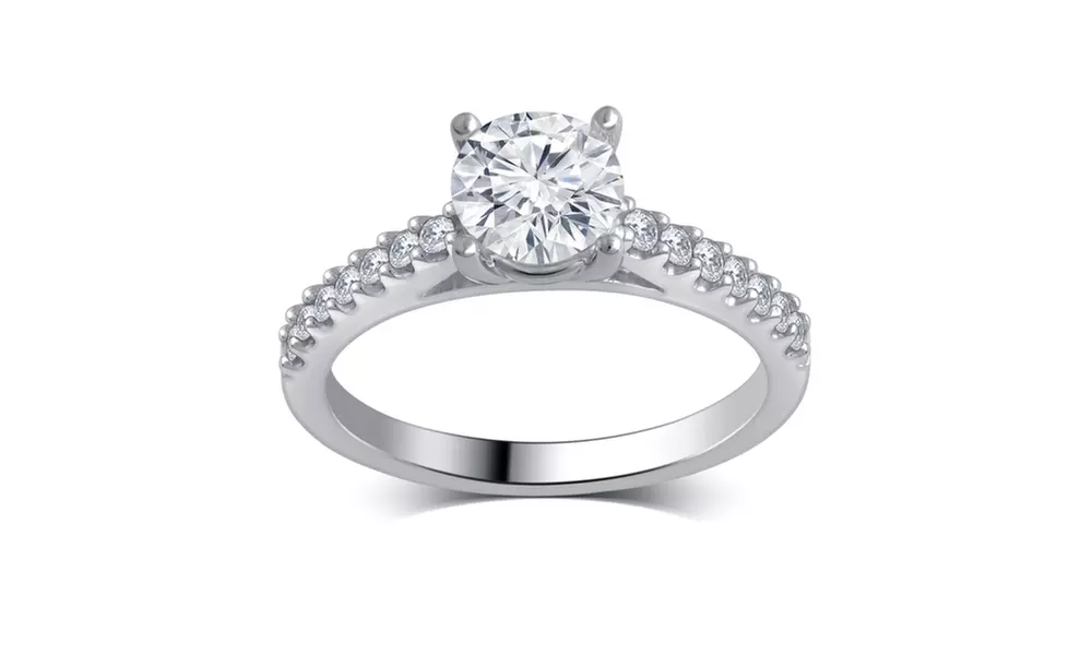 1.55 Cttw Classic Diamond Bridal Set in 14K Gold-KR18264GW6M12