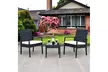 Costway Patio Cushioned Rattan Furniture Set (3-Piece) - Second Medium