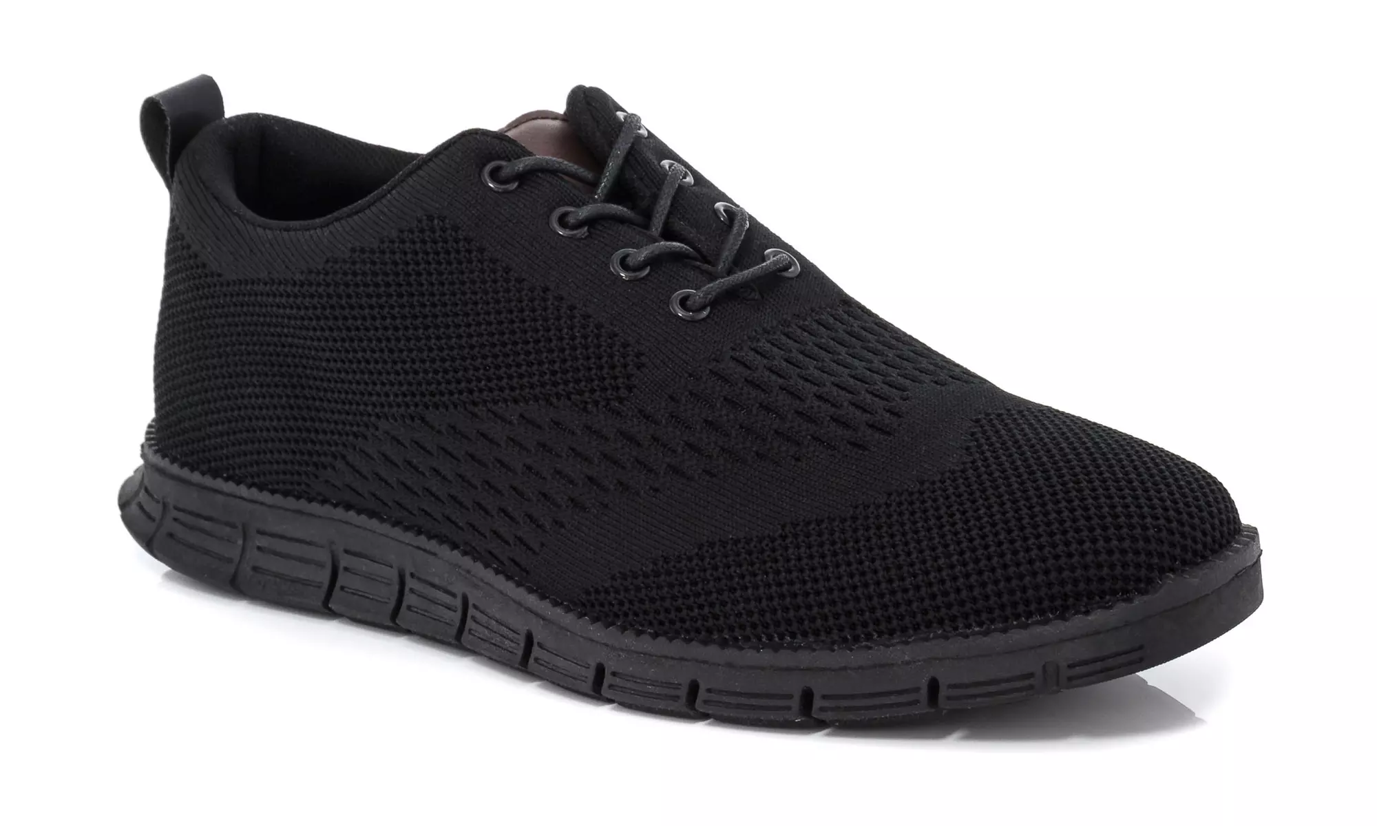 Franco Vanucci Men's Lace-up Knit Oxford Shoes