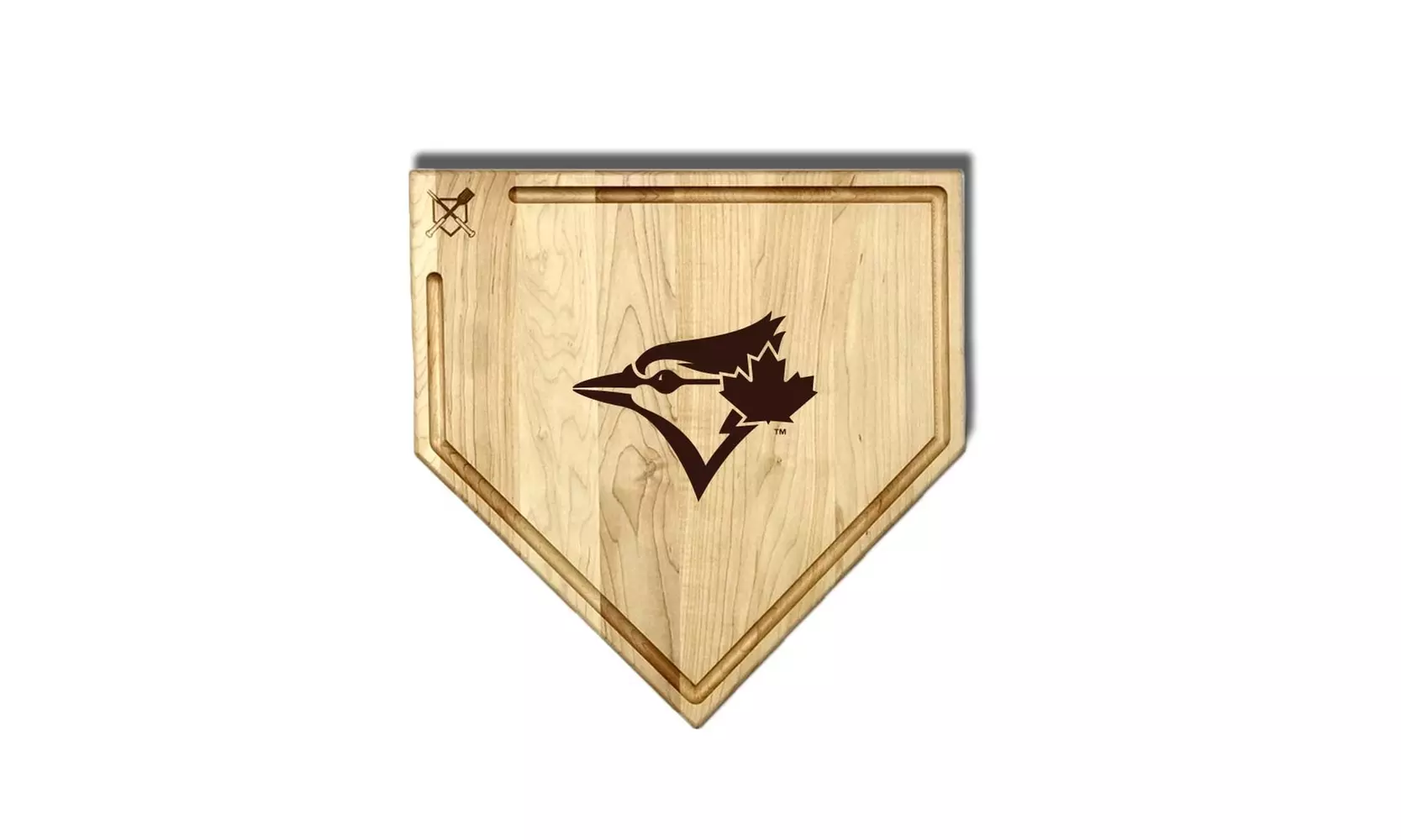 MLB 12-Inch or 17-inch Wooden Home Plate Cutting Board