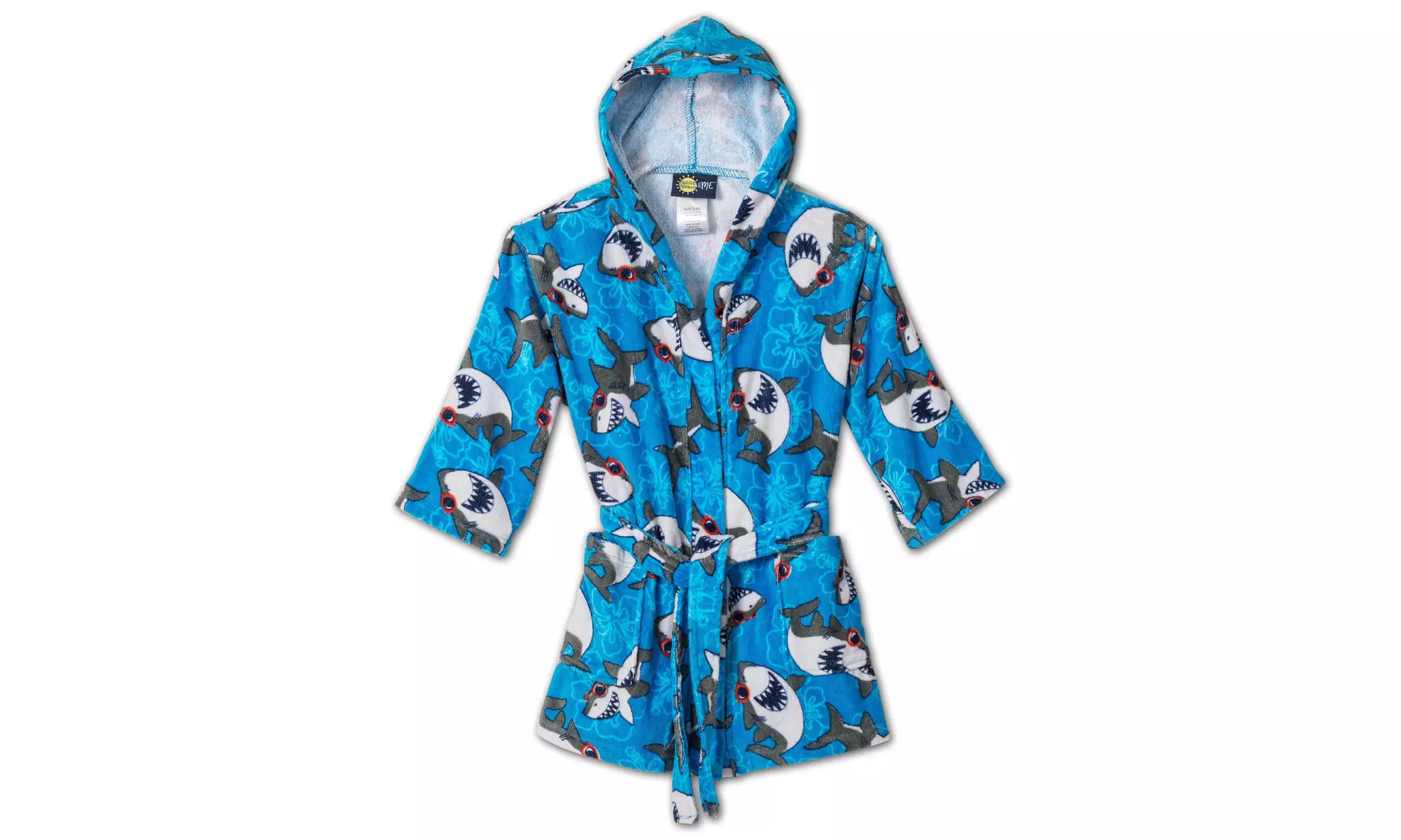 Splish Splash & Me Boys Beach Bath Hooded Robe Cover Up - Second Medium