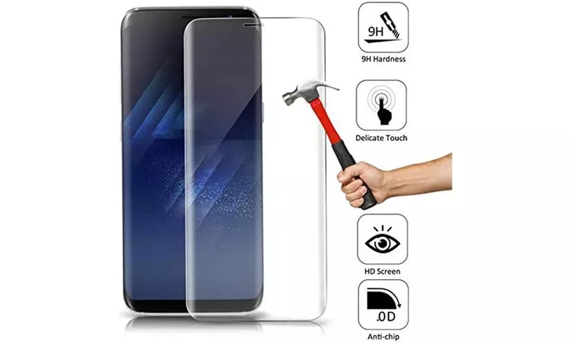 Samsung Galaxy S8 Screen Protector, Tempered Glass Screen Protector  - Primary Image