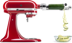 KitchenAid Spiralizer Plus Attachment with Peel, Core and Slice, Silver