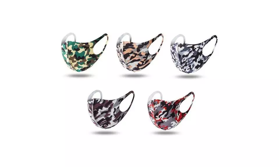 Fun Fabric Prints Non-Medical Reusable Face Masks - 6 Pack Assorted - Primary Image