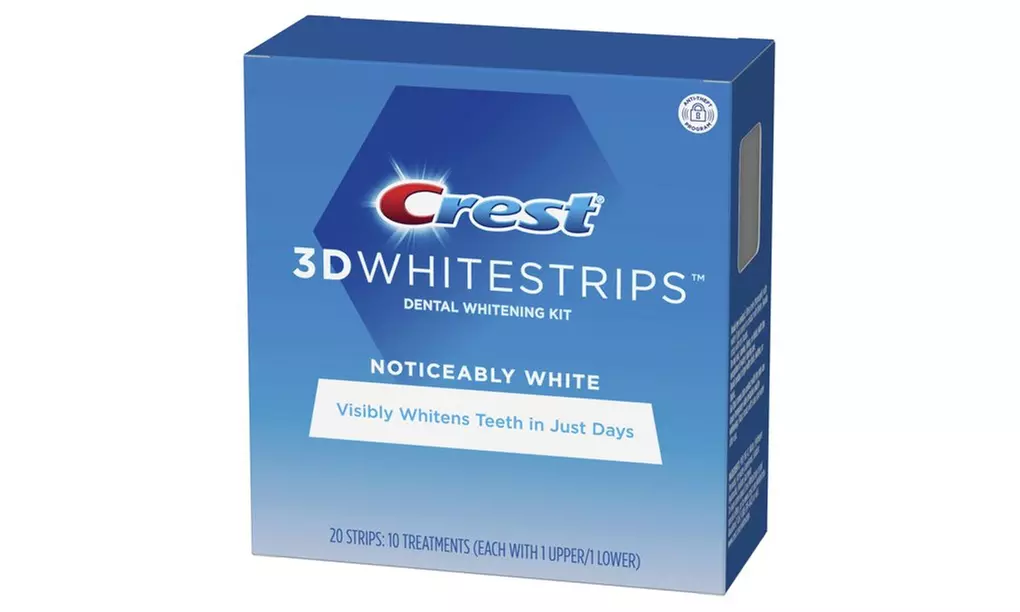 Crest 3D WhiteStrips Dental Whitening Kit White Strips 20 (10 Treatments) - Second Medium