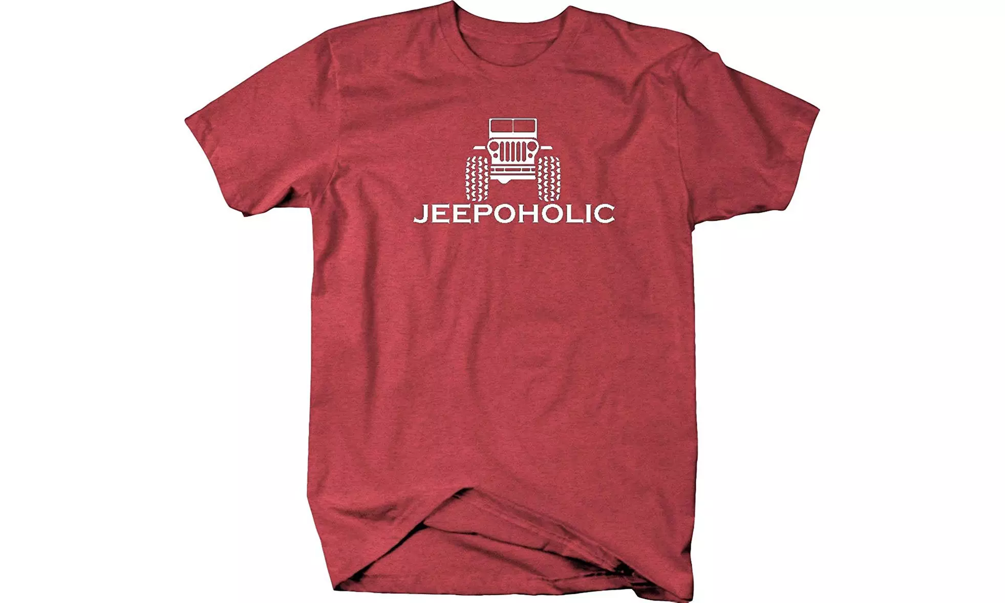 Jeepoholic Jeep Wrangler Offroad Beer & Parts Addiction Mens T Shirt - Second Medium
