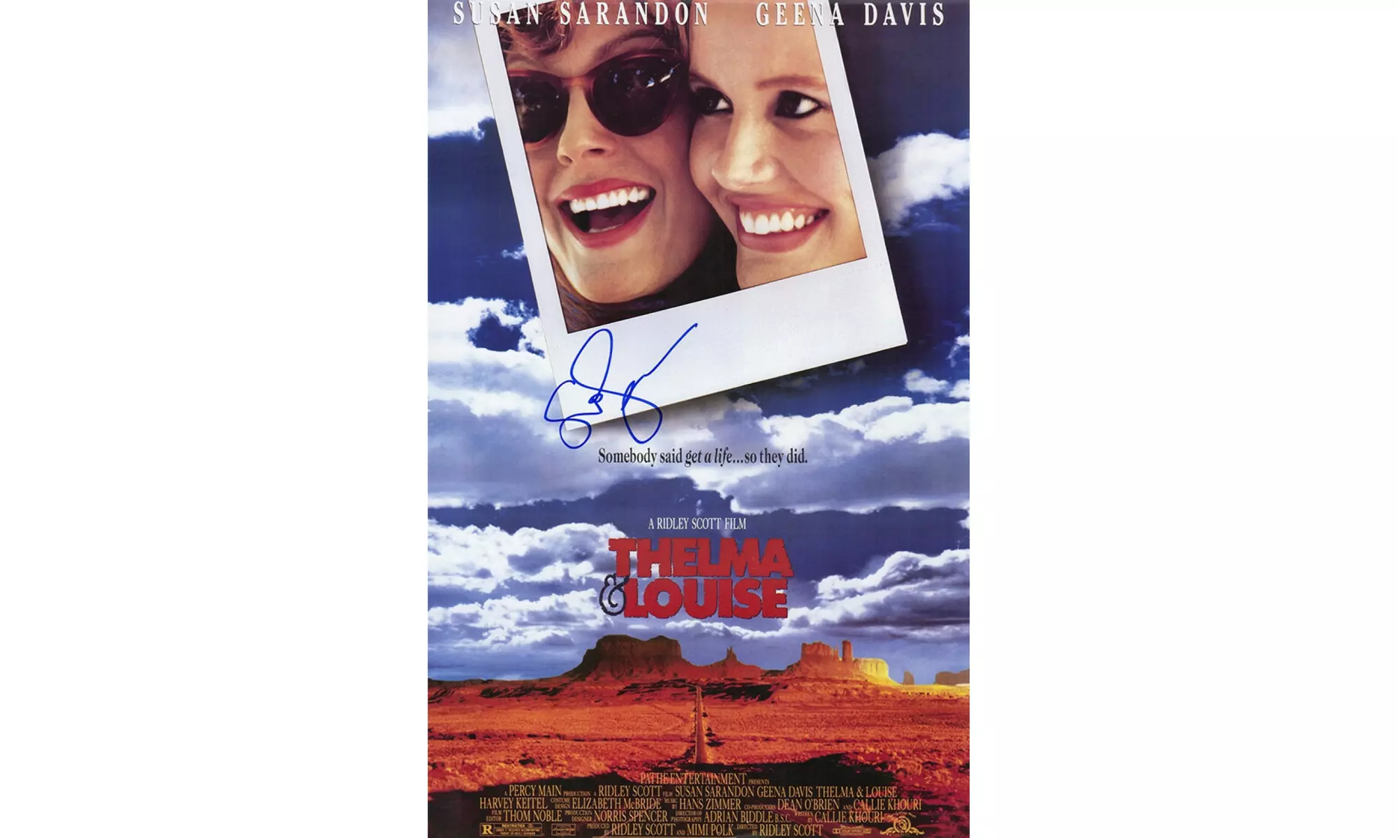 Susan Sarandon Signed Thelma & Louise 11x17 Movie Poster - Primary Image