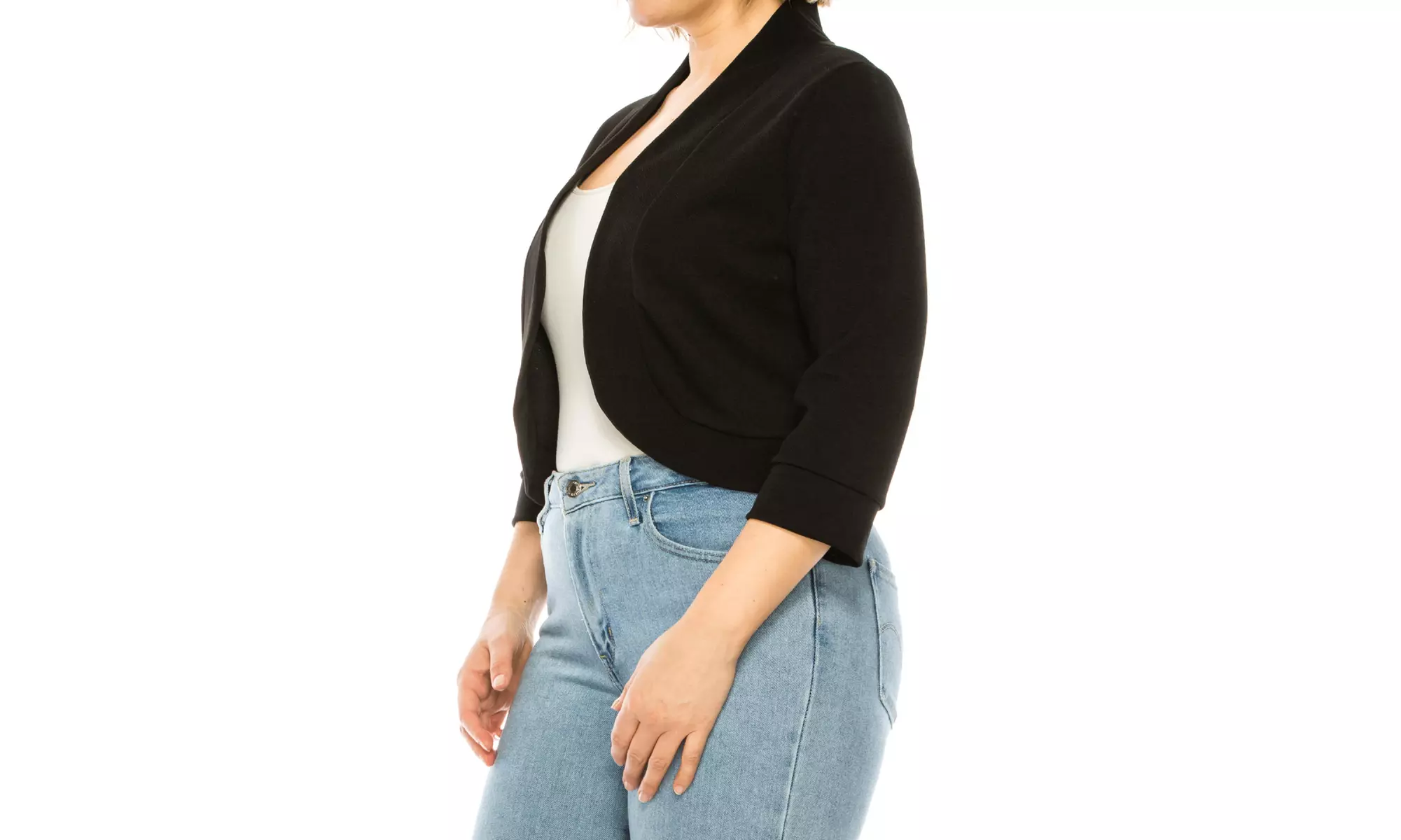 Women's Casual Plus Size Blazer Jacket