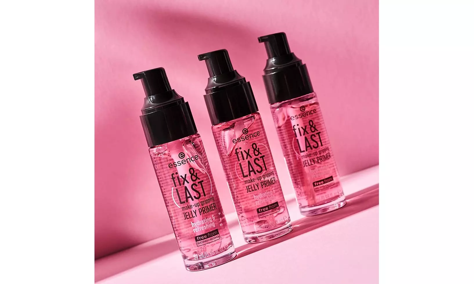 essence Fix & LAST Make Up Gripping Jelly Primer Smoothing Foundation Primer - Second Medium