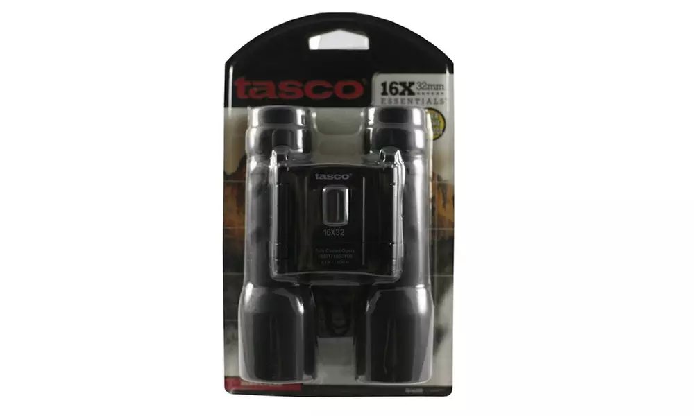 Tasco Essentials Binocular 16X32-Roof Prism-Black - Primary Image