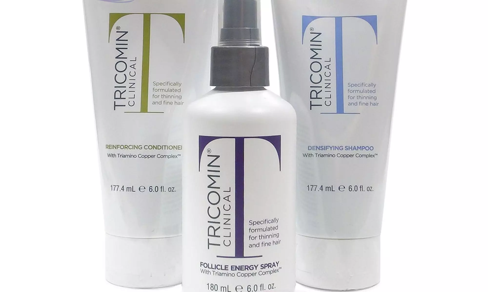 Tricomin Triple Pack Control hair loss with the Power of Triamino Copper Complex - Primary Image