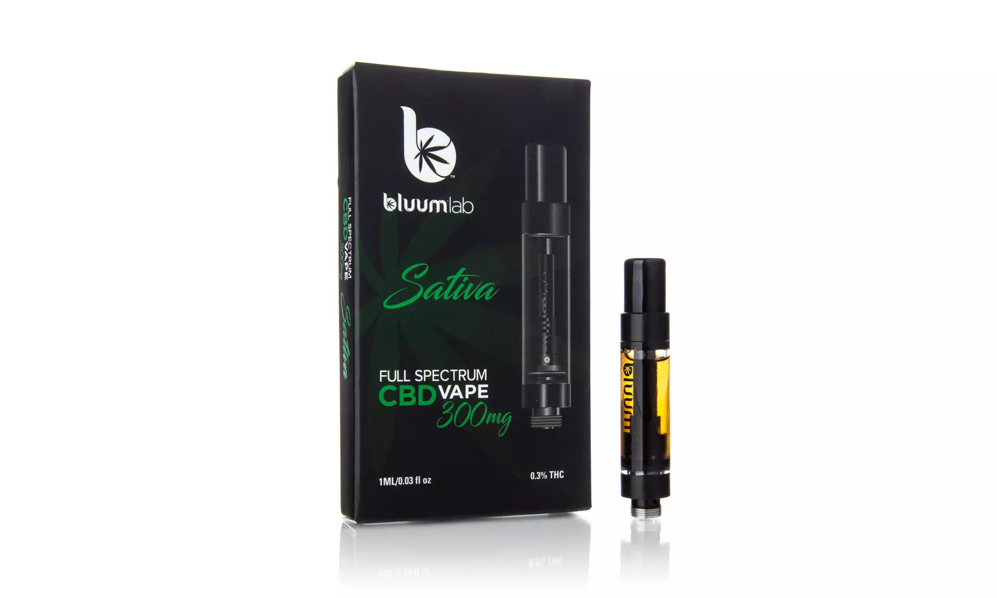 Full Spectrum CBD 510 Threaded Vape Cartridge 300MG - Second Medium