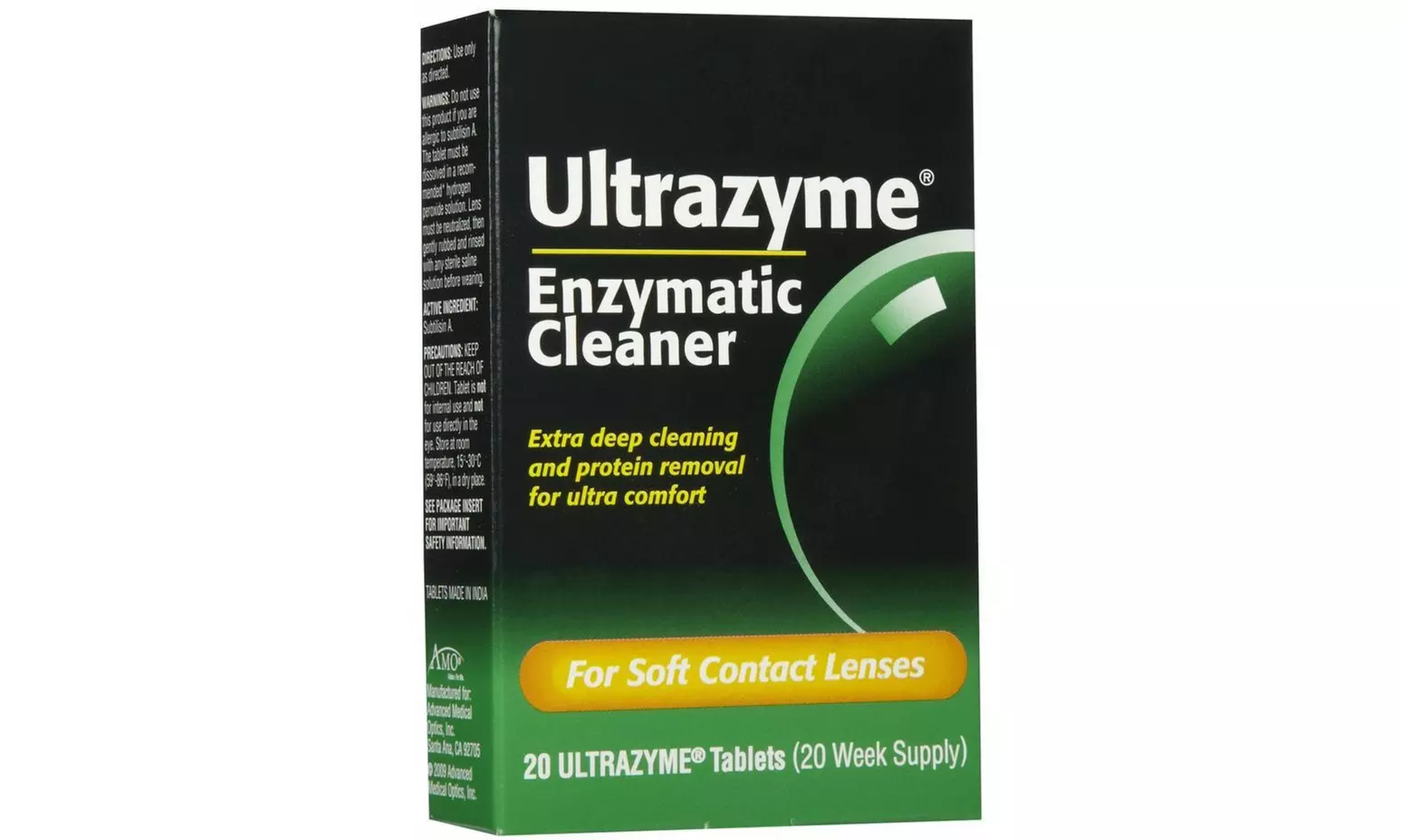 New Ultra Comfort Effective Ultrazyme Enzymatic Cleaner 20Tablets - Primary Image