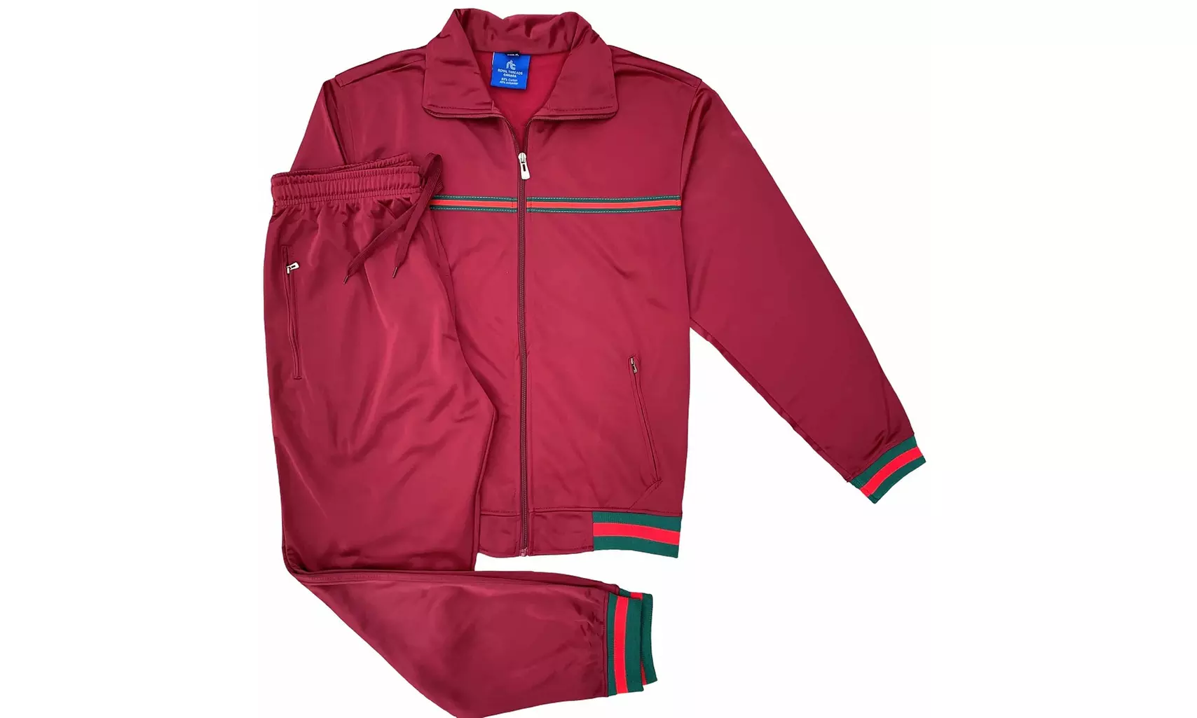 Men's Tracksuit Reefing Spring Active Jogger Tracksuit 2 Piece Matching Set