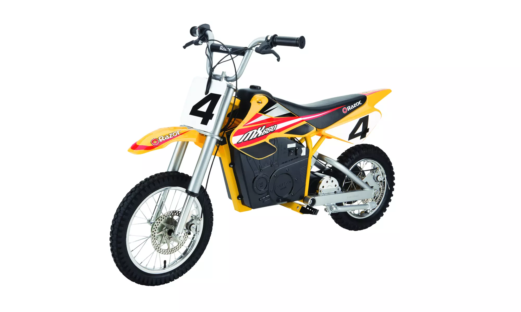 Razor 15165070 Dirt Rocket Electric Motocross Bike - Red Yellow - Primary Image