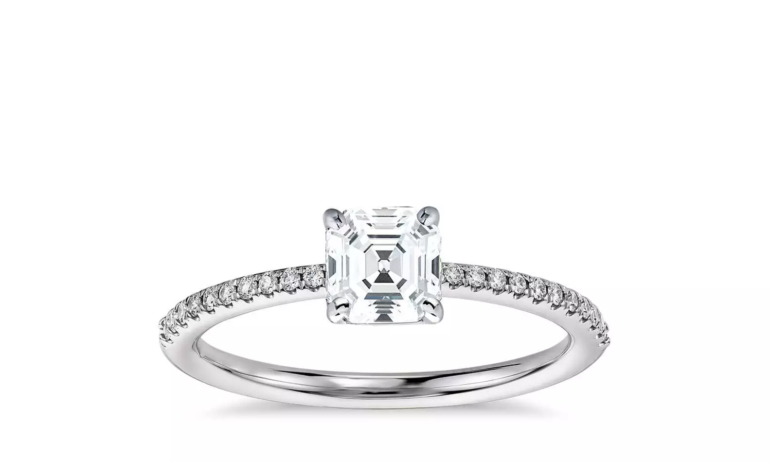 Unique Designs Solitaire Fashion Ring Made with Crystals from Swarovski - Primary Image