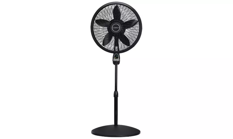 Lasko Remote Control Cyclone Pedestal Fan with Built-in Timer, Black - Second Medium