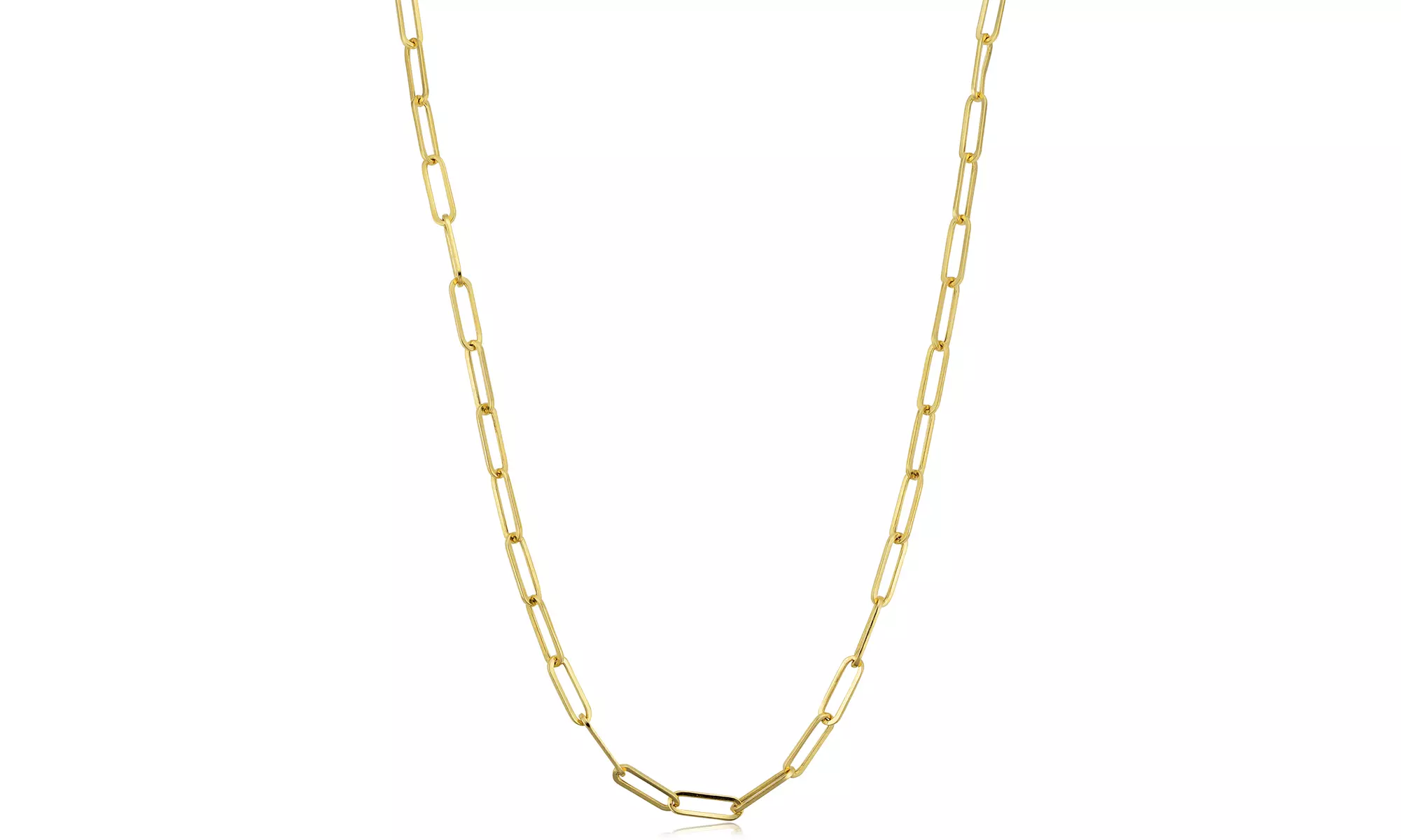 Sterling Silver Paper clip chain - Primary Image