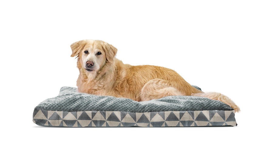 Furhaven Plush Top Kilim Deluxe Pillow Pet Bed Groupon