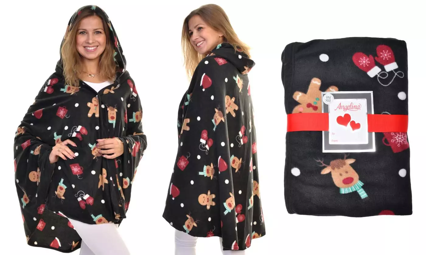 Women's Christmas "Let's Bake Cookies" Soft Fleece Holiday Pajama Sets - Primary Image
