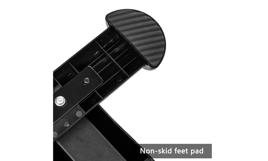 bicycle pedals under desk