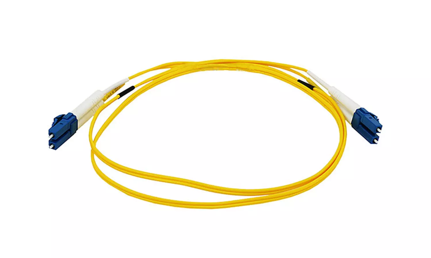 Monoprice Fiber Optic Cable LC to LC, 9 125 Type, Single Mode Duplex Yellow 15m - Second Medium