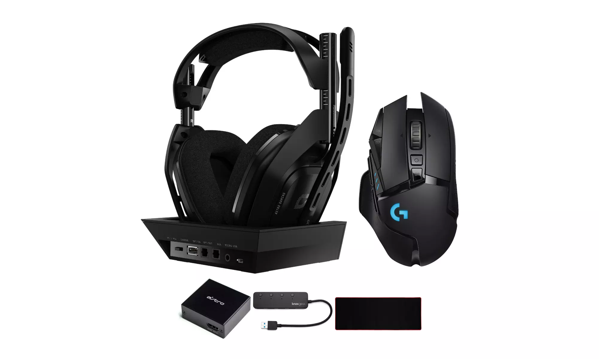 Logitech A50 Wireless and Base Station for PlayStation 4/PC Bundle with Mouse - Primary Image