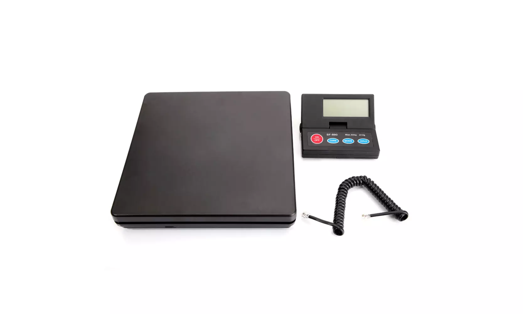50KG/1g Portable Plastic Electronic Scale Black - Primary Image