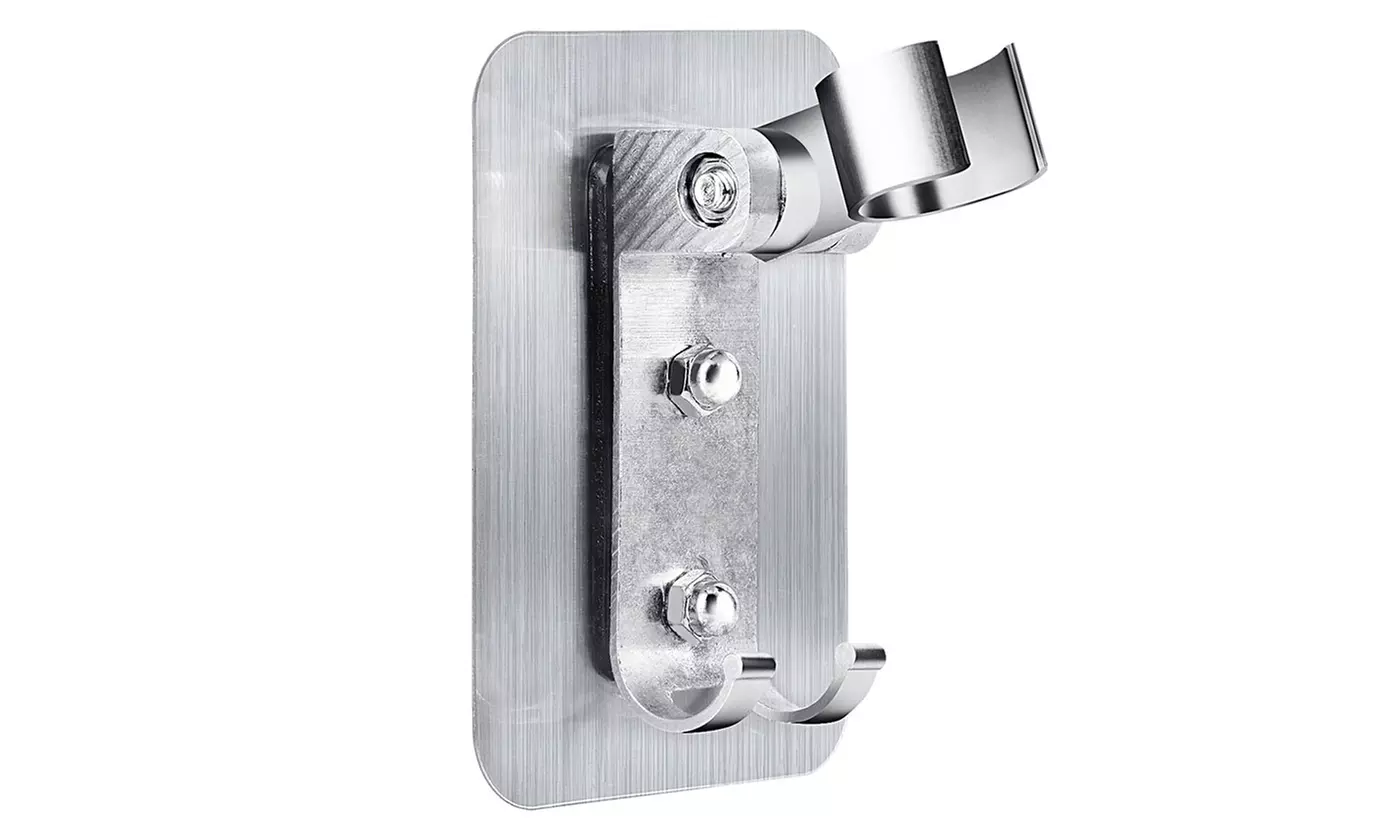 Shower Head Holder Handheld Shower Wand Bracket Adhesive Shower Wall Mount - Second Medium