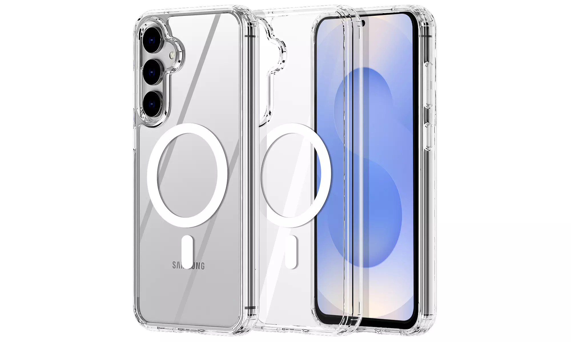 AICASE Clear Magnetic Shockproof Case for Samsung Galaxy S25 Ultra