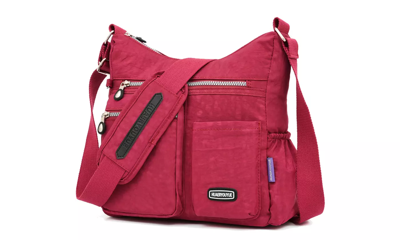 ItBelongs2U Women Nylon Waterproof Shoulder Messenger Lightweight Crossbody Bag