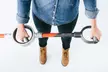 Ergonomic Snow/Debris Shovel with 360-degree Rotating Center Handle - Second Medium