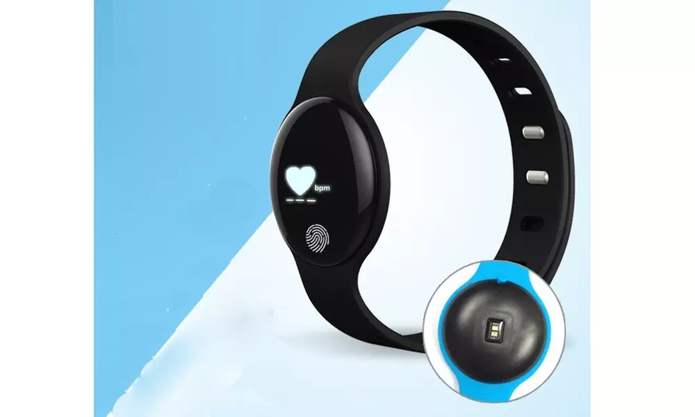 Water-Resistant Bluetooth Fitness Tracker Watch with Heart Rate Monitor - Primary Image
