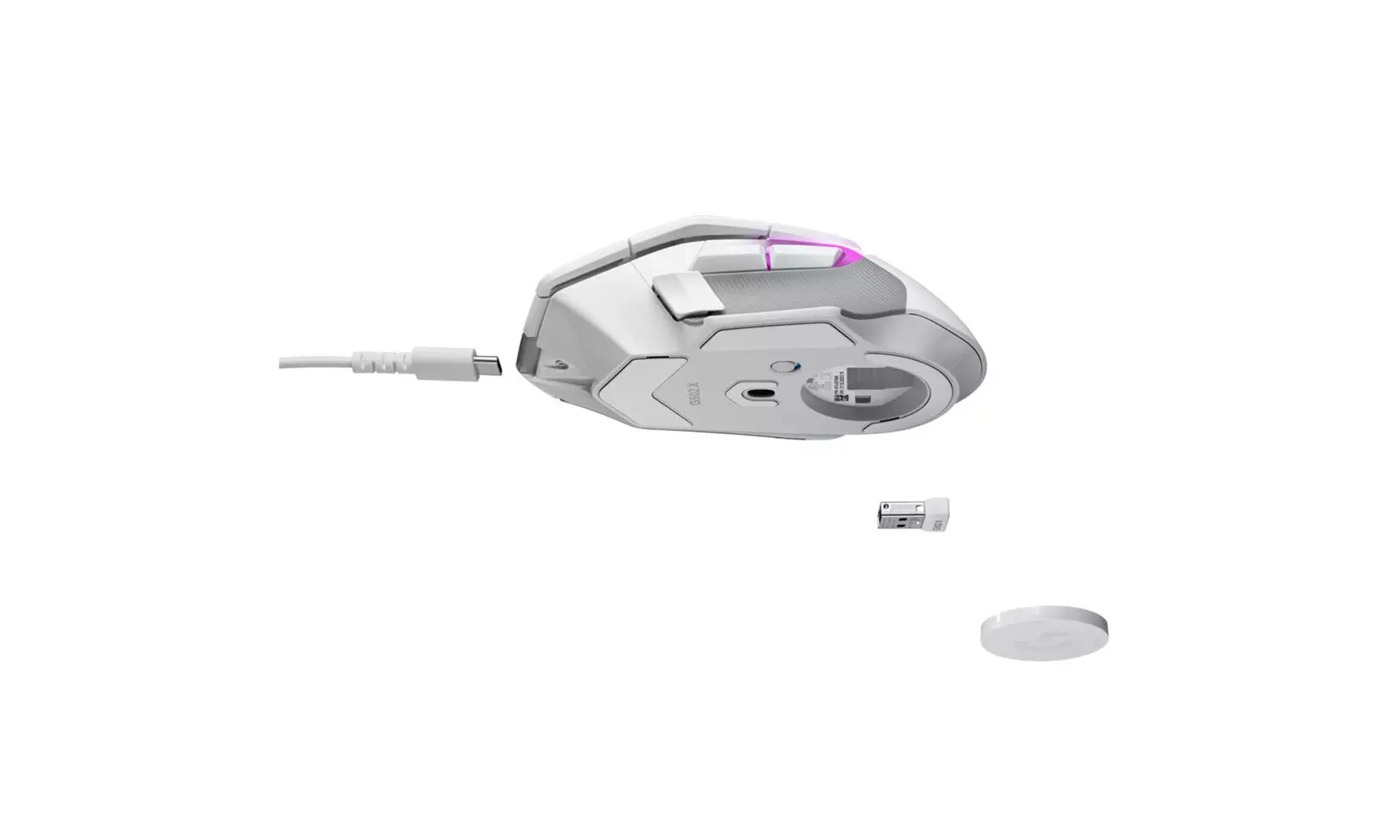 Logitech G502 X Plus Wireless Gaming Mouse (White) Bundle - Second Medium