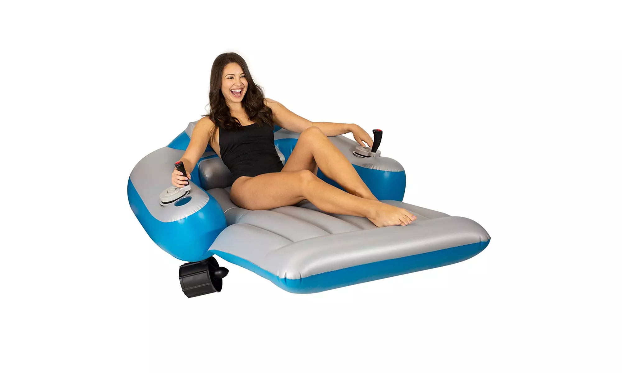 Poolcandy Splash Runner Motorized Inflatable Swimming Pool Lounger - Primary Image