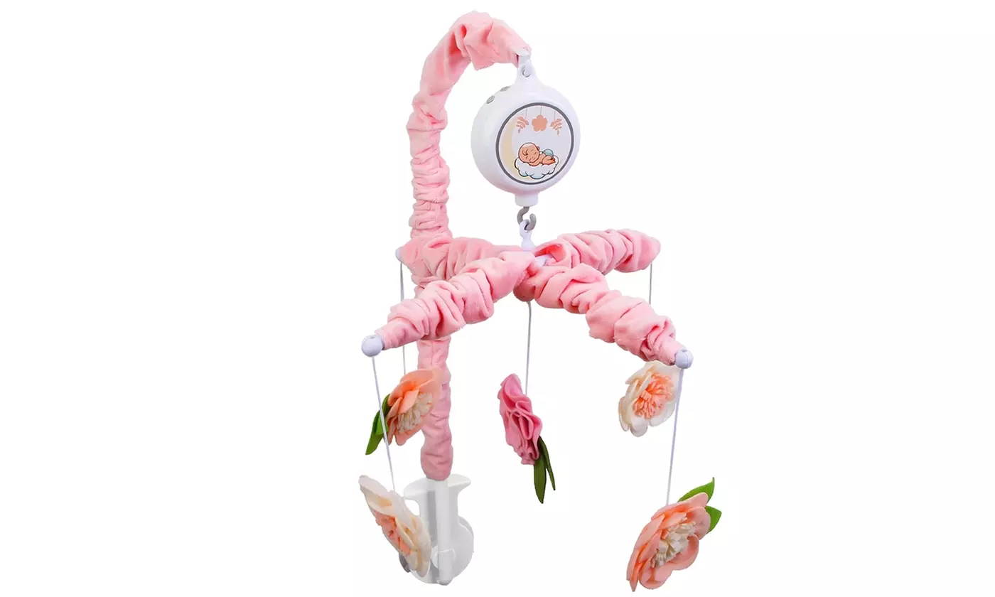  BabyLuv Rotating Musical Star Projector Rattle & Crib Mobile for Soothing Sleep