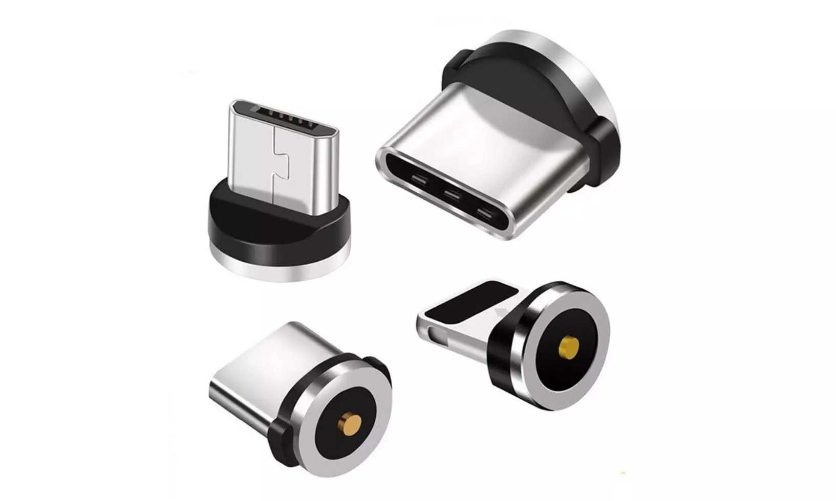 Rotate Magnetic Charger Cable Phone Fast Charging Adapt For Type C Micro USB IOS - Primary Image