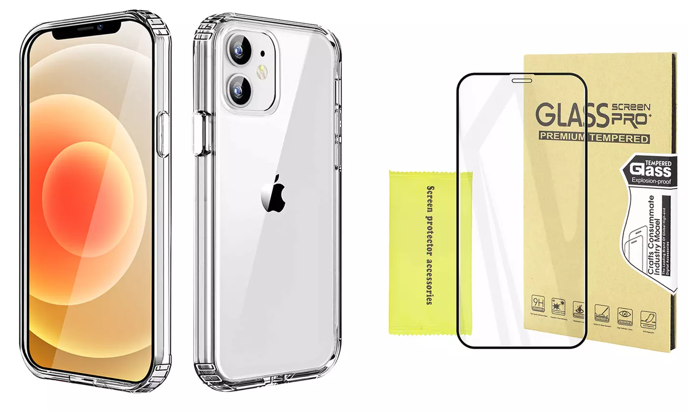 For iPhone 12/12 mini/12 Pro Max AICase Shockproof Case With Screen Protector  - Primary Image