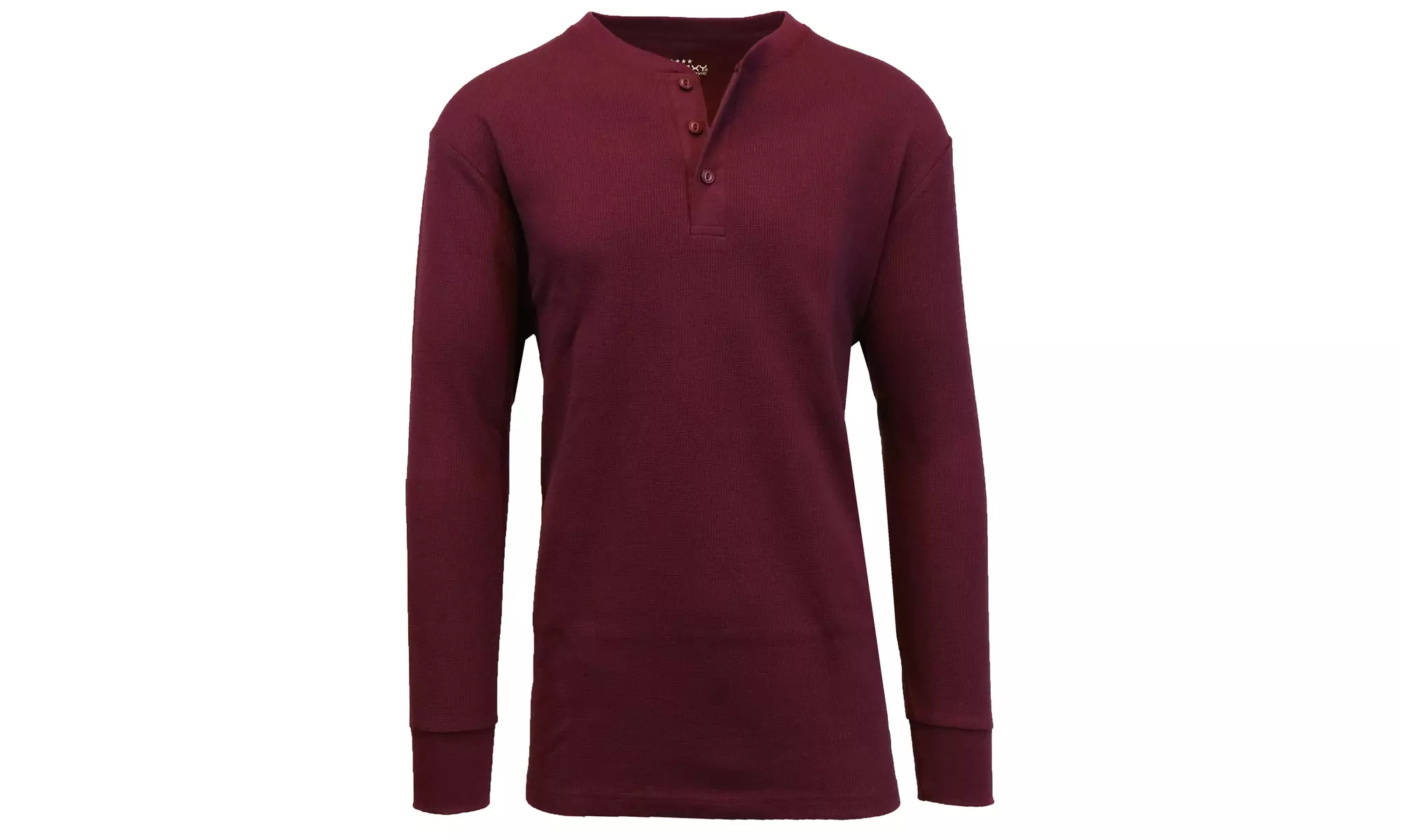 Galaxy By Harvic Men's Regular-Fit Waffle-Knit Henley Thermals (S-5XL)