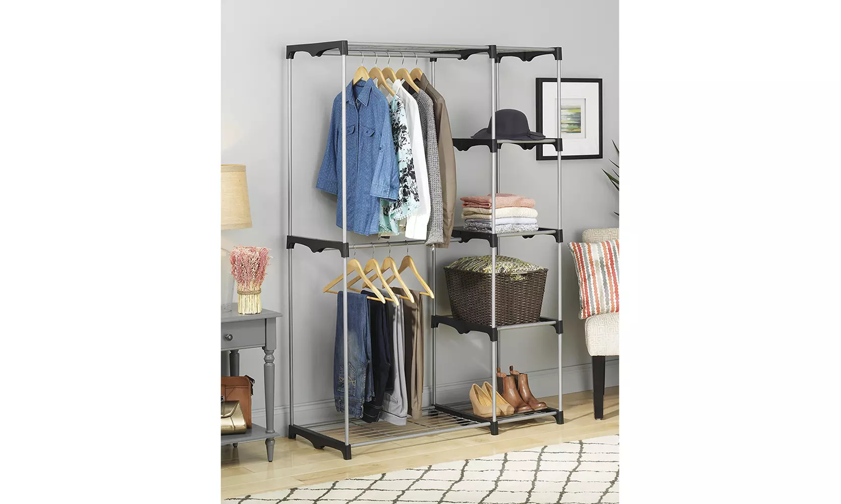 Double Rod Freestanding Closet - Primary Image