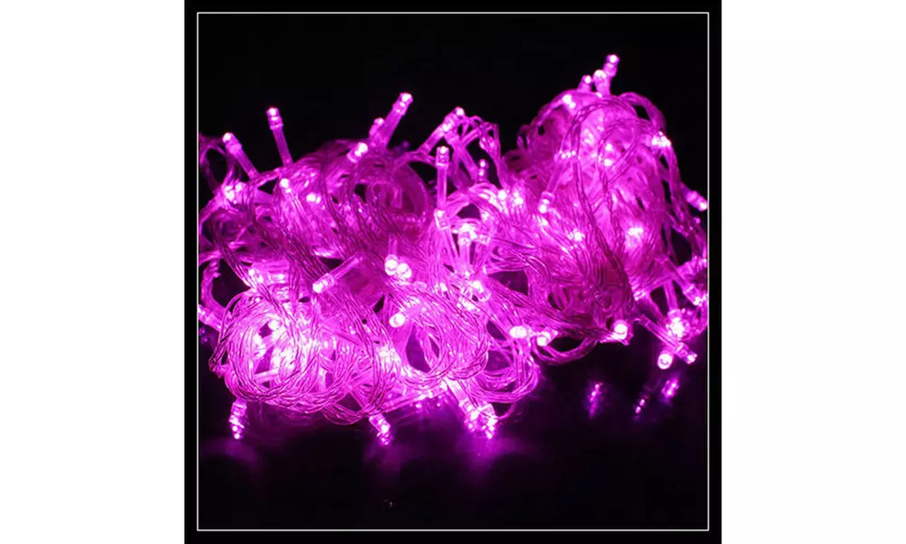 100LED Plug-In Fairy String Lights. Multiple Colors Available.  - Primary Image