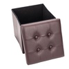 Image 9: Folding Storage Ottoman Footrest Stool