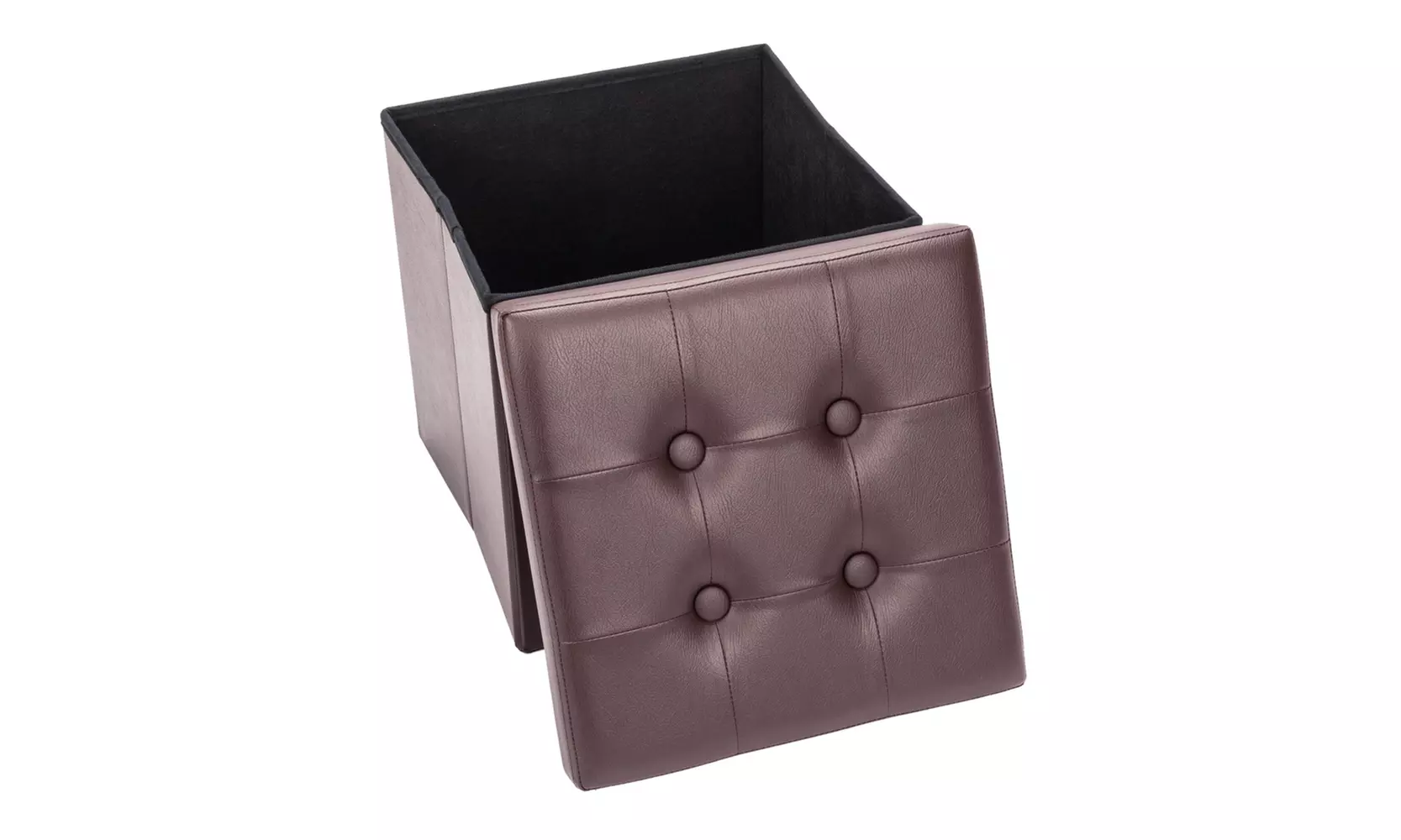15 inches Folding Storage Ottoman - Primary Image