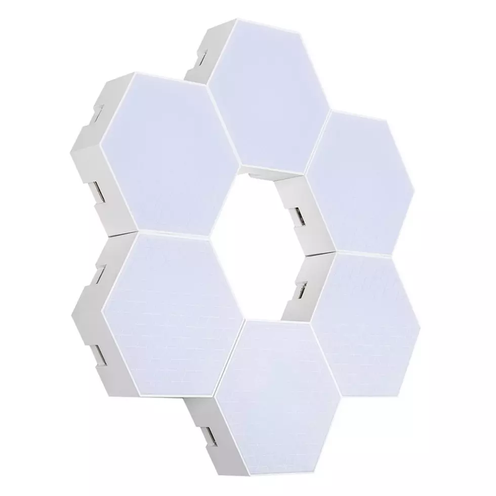 Hexagonal Quantum LED Wall Lights - Primary Image