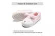 GaraTia Warm Indoor Slippers for Women Fleece Plush Bedroom Winter Boots - Second Medium