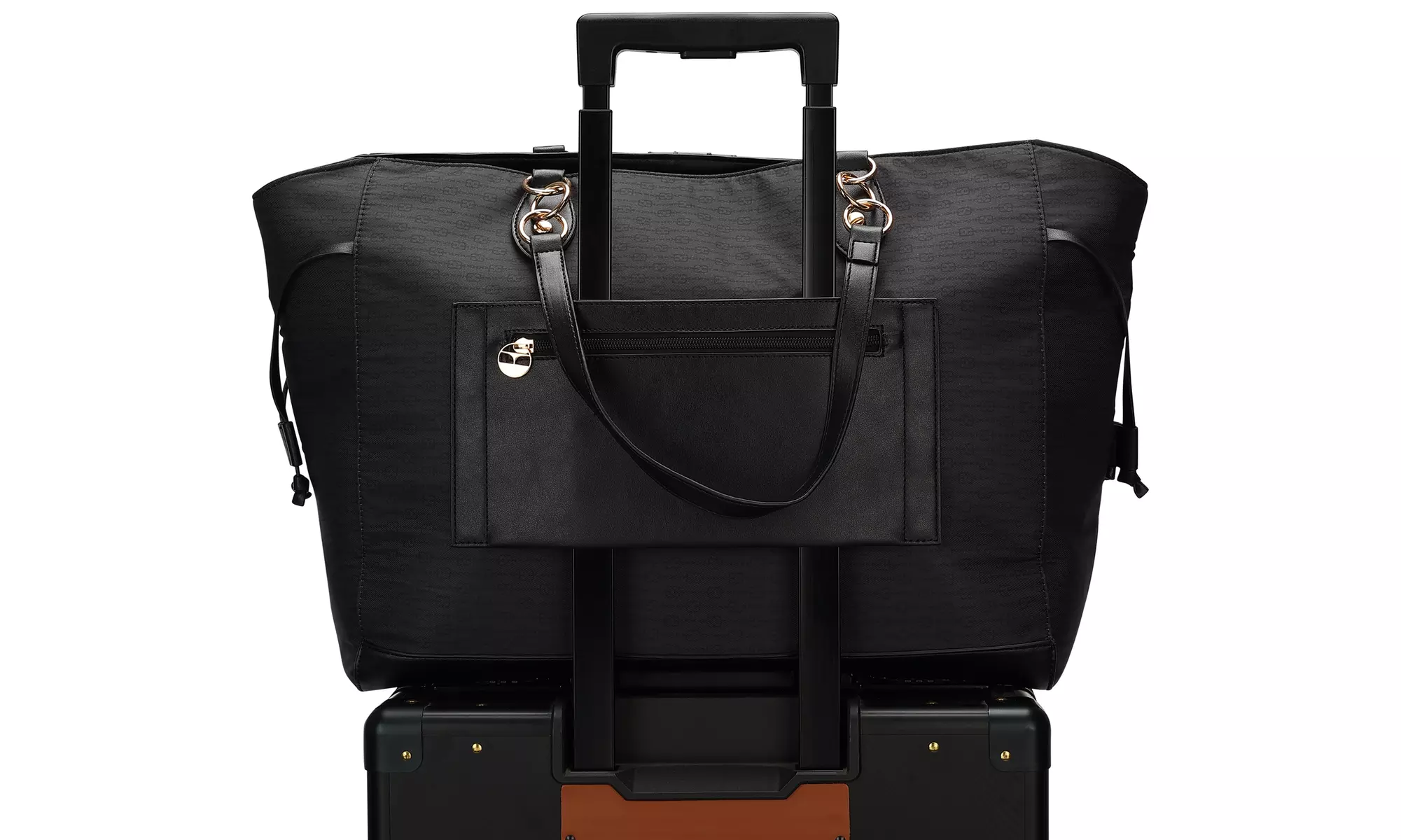 ELLE Eleganza Monogram Weekender Tote Bag 32L