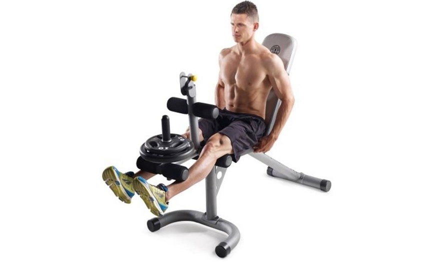 Golds Gym GGBE19615 XRS 20 Olympic Workout Bench | Groupon