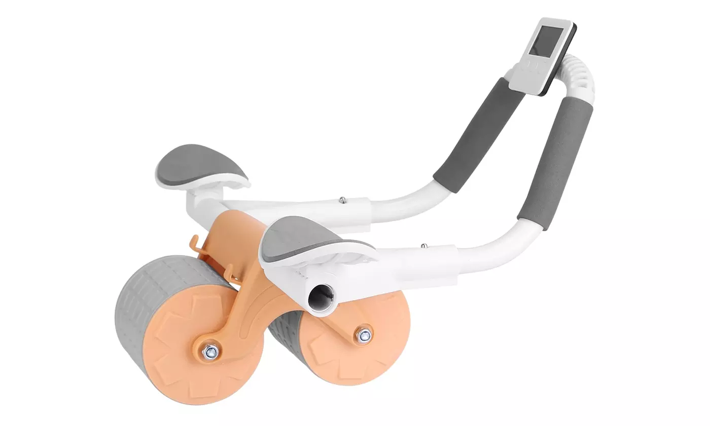 iMounTEK Ab Roller Wheel with Timer & Knee Mat Automatic Rebound Abdominal Wheel
