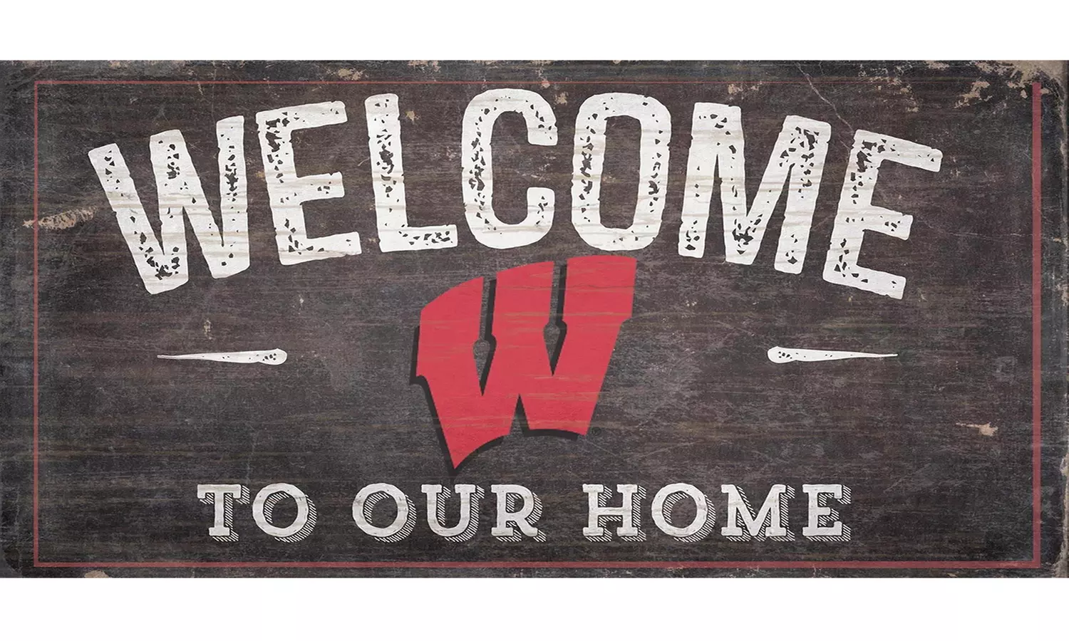 Fan Creations NCAA 6"x12" Distressed Team Logo Welcome Sign - Primary Image